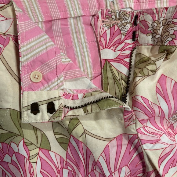 Tommy Hilfiger Stretch Pink Floral Cropped Pants - Picture 4 of 8